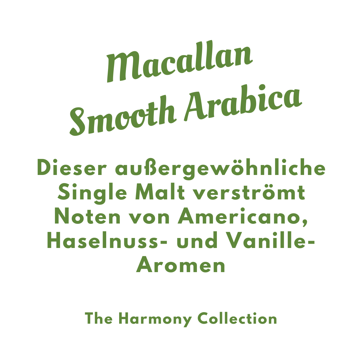 Macallan Harmony Whisky - Smooth Arabica (Sammlerstück/Sonderregel)