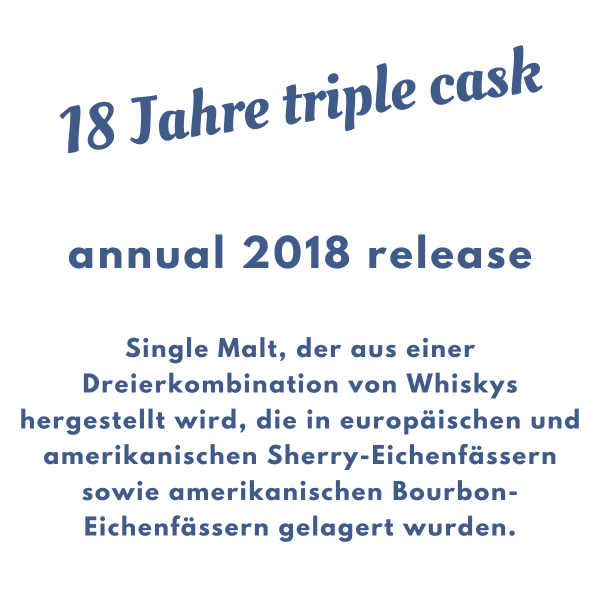 Macallan 18 Jahre triple cask 2018 -  43% Vol. / 0,7l  (Sammlerstück/Sonderregel)