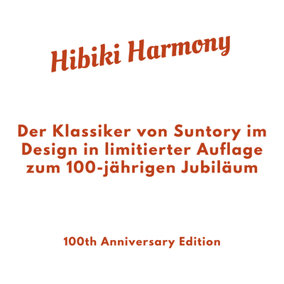 Hibiki Harmony 100th Anniversary Edition 0,7l / 43% Vol.