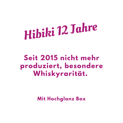 Hibiki 12 Jahre (0,7l / 43% Vol) - 12 years - discontinued (Sammlerstück/Sonderregel)