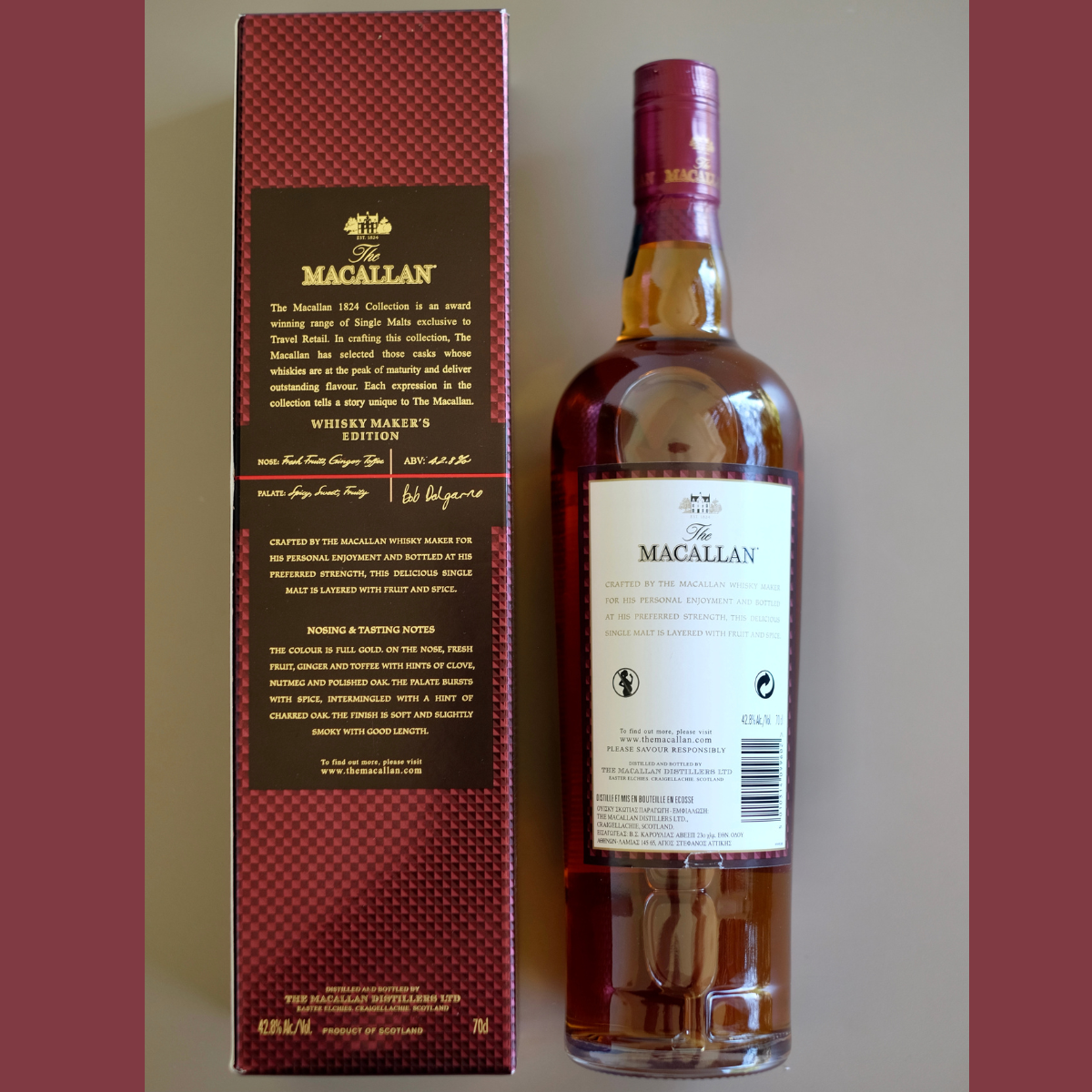 Macallan Whisky Maker's Edition (Sammlerstück/Sonderregel)