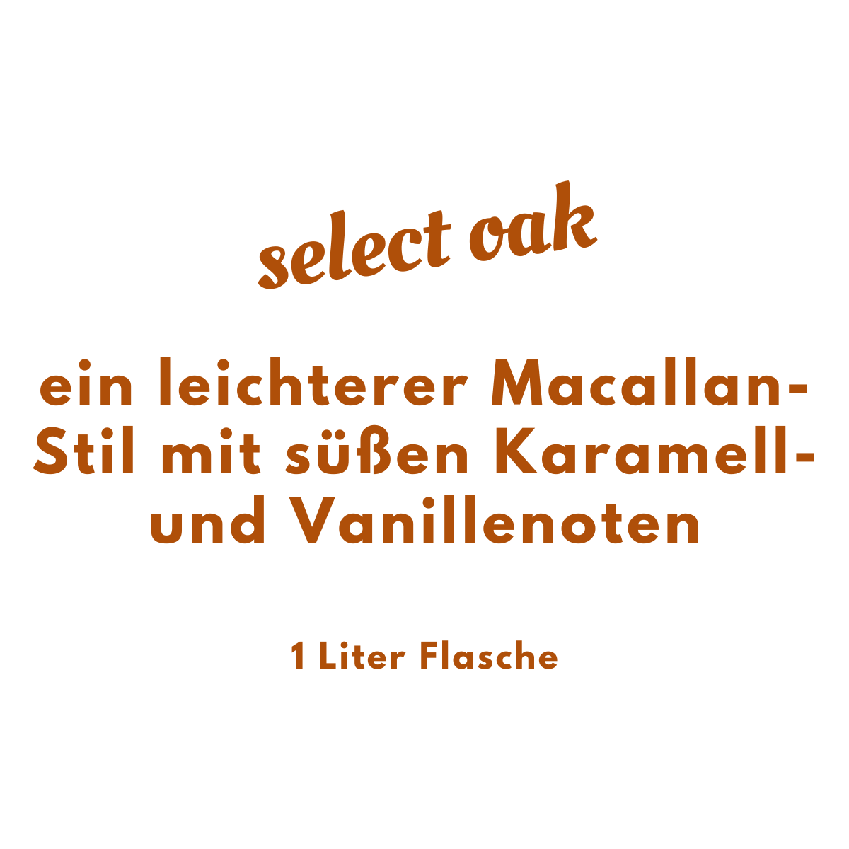 Macallan Whisky Select Oak (Sammlerstück/Sonderregel)