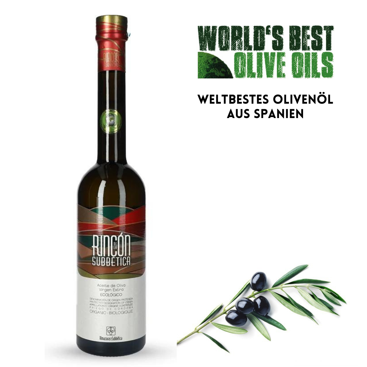 Geschenkset: Prestige Olivenöl (Rincon de la Subbetica & Alessi)