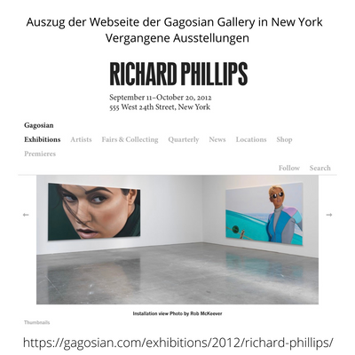 Richard Phillips - limitierter Pigmentdruck First Point (2014) Charity Art Sales