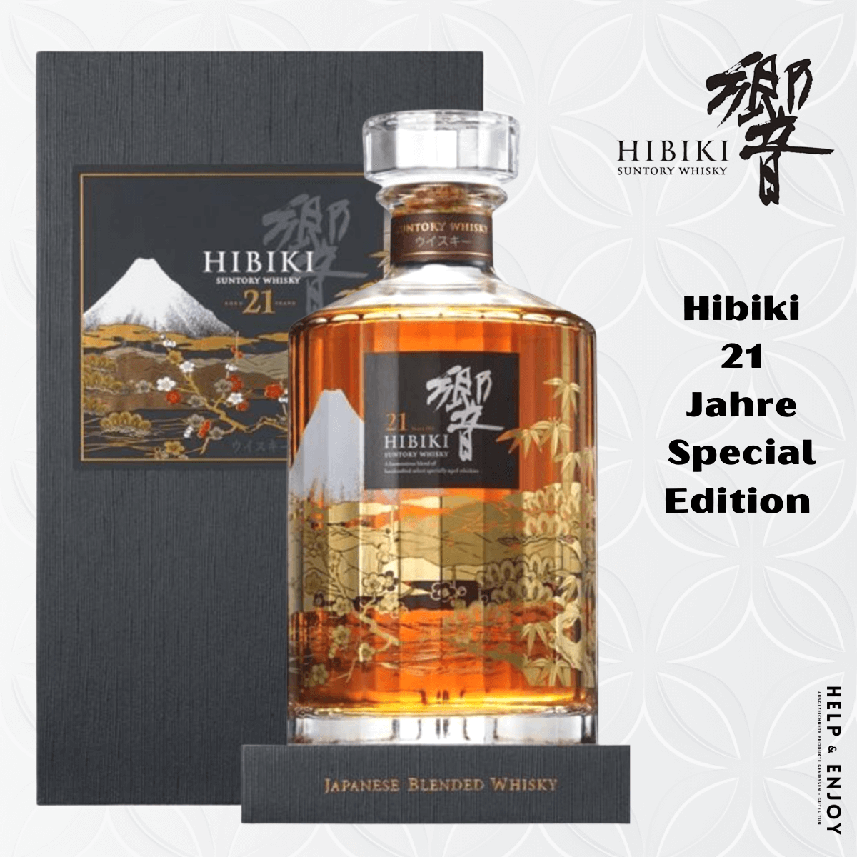 Hibiki 21 Years 21 Jahre Mount Fuji Tacho Fugest limited Edition in Originalverpackung