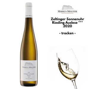 Markus Molitor Zeltinger Sonnenuhr Riesling Auslese trocken 2020 Weiße Kapsel